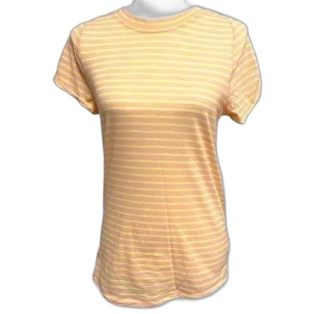 NWT Free People We The Free Striped Tee Size L
